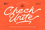 Check Unite Modern Brush Font, a Script Font by stylishtype.co (Thumbnail 1 of 20)