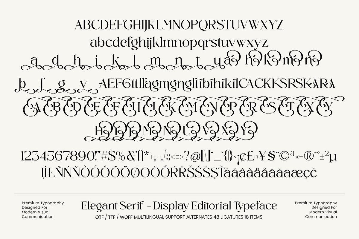 Midnight Cafe Society Elegant Serif, a Serif Font by AmorfaType (Photo 8 of 8)
