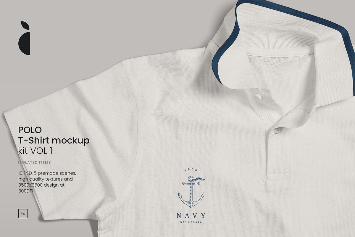 Polo T-Shirt Mockup Kit Vol 1, a Shirt Mockup by Catkie - Digital Art (Photo 1 of 8)