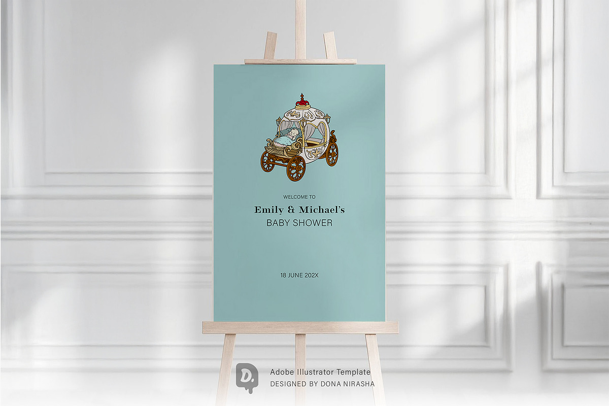 Baby Shower Welcome Board - 40, a Marketing Template by BloomToLife By Dona (Photo 5 of 5)