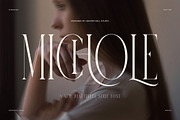 Michole Elegant Serif Font, a Serif Font by Graphicxell (Thumbnail 1 of 7)