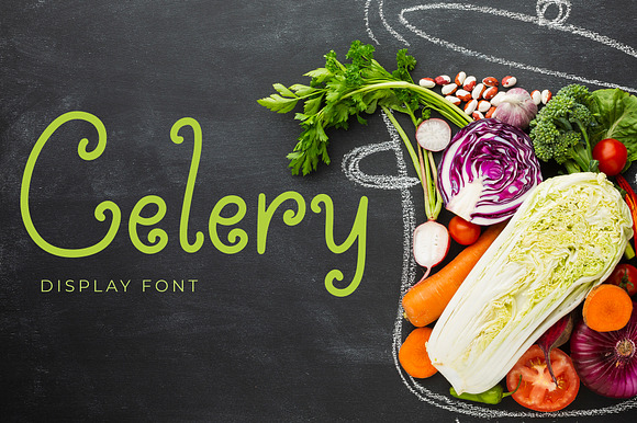 Celery Display Font preview 8
