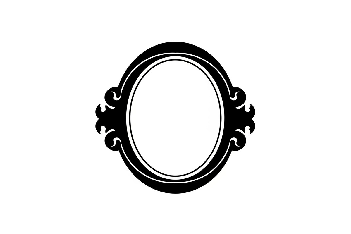Vintage Oval Frame Vector Bundle, an Illustration by musafir_fashion (Photo 6 of 31)