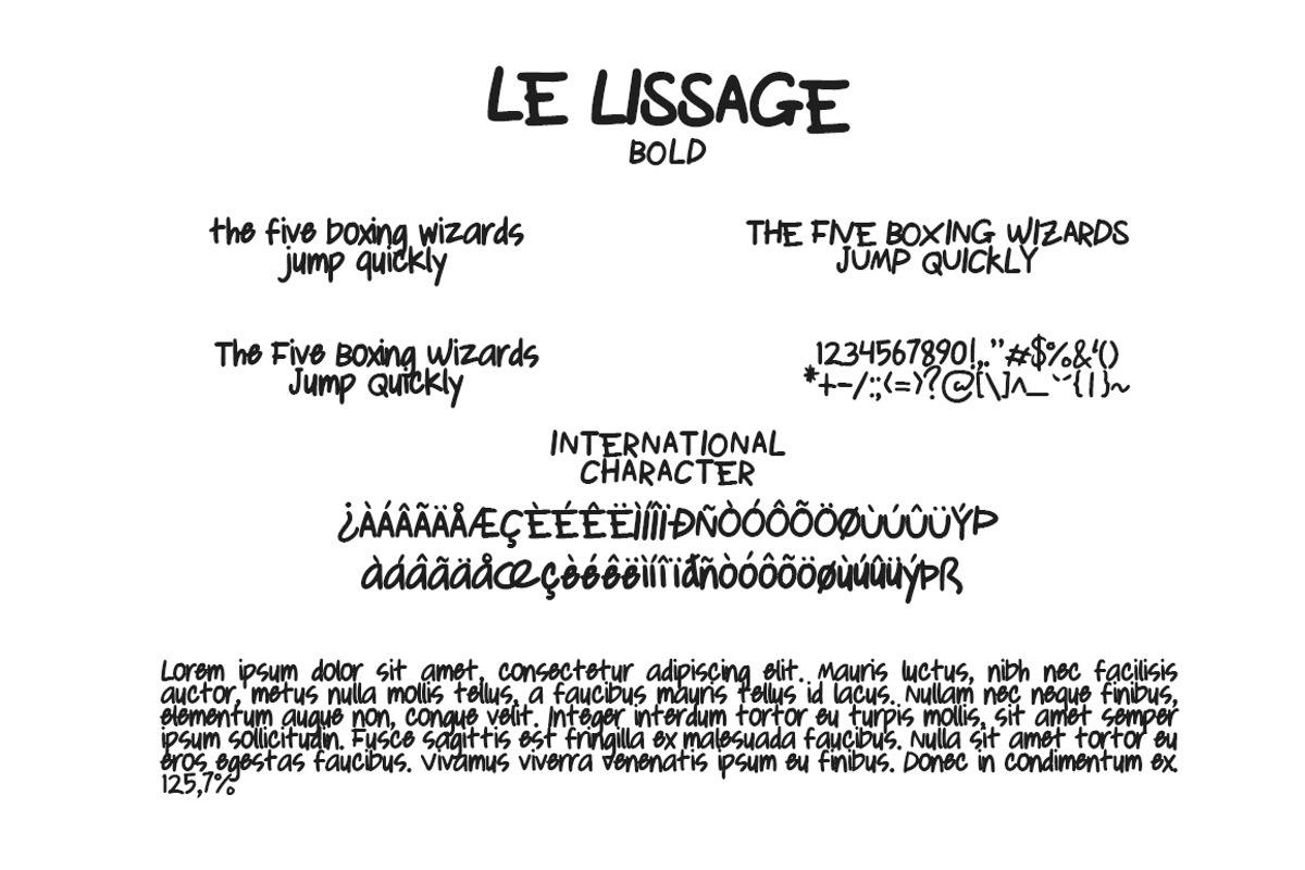 Le Lissage - Font + Doodles preview 6