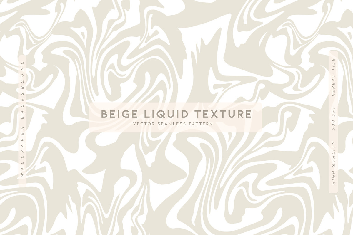 Beige Liquid Texture, a Pattern Graphic by MalyskaStudio (Photo 1 of 4)