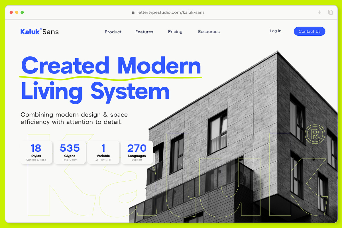 Kaluk Sans Family | Intro 60% OFF, a Sans Serif Font by Lettertype Studio (Photo 4 of 19)