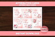 42 Positive Affirmation Cards, a Card Template by SimoDigitalArt (Thumbnail 1 of 6)