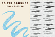 43 Procreate fabric brushes, a Brush Add-On by ProcreateiBox (Thumbnail 4 of 4)