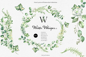 Winter Whisper Watercolor Collection
