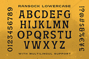 Ransock Display, a Serif Font by Letterhend Studio (Thumbnail 8 of 8)