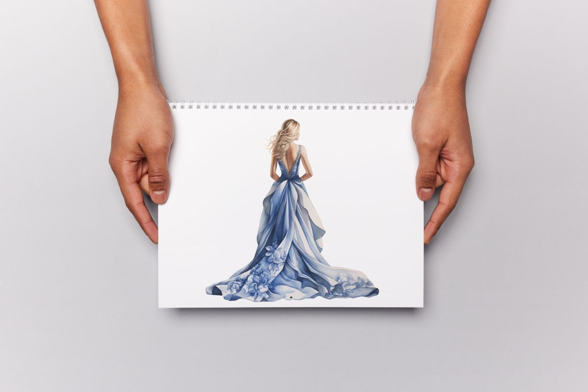 Prom Lady Clipart, a Person Illustration by Gloria Designed It (Photo 3 of 5)