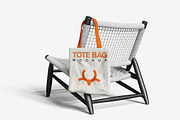 Tote Bag Mockup, a Merchandise Mockup by Indah (Thumbnail 2 of 6)