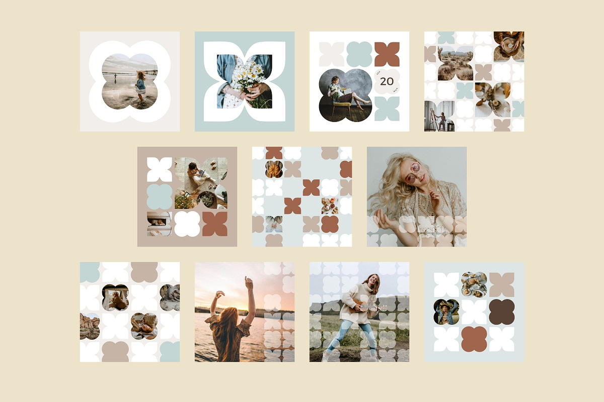 Instagram Template Canva Post Mint, a Social Media Template by Keikoya (Photo 10 of 11)