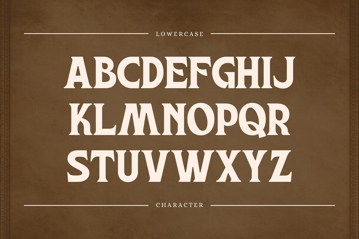 Rouzel Vintage - Retro Logo Font, a Serif Font by Nirmana Visual (Photo 7 of 9)