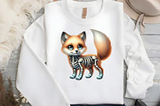 Halloween Skeleton Animals Clipart, an Illustration by DreamCafeArt (Thumbnail 6 of 7)