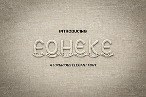 Foheke - Modern Elegant Display Seri, a Font by Astuti Studio