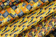 Happy Halloween digital paper set, a Pattern Graphic by Artmanata (Thumbnail 3 of 10)