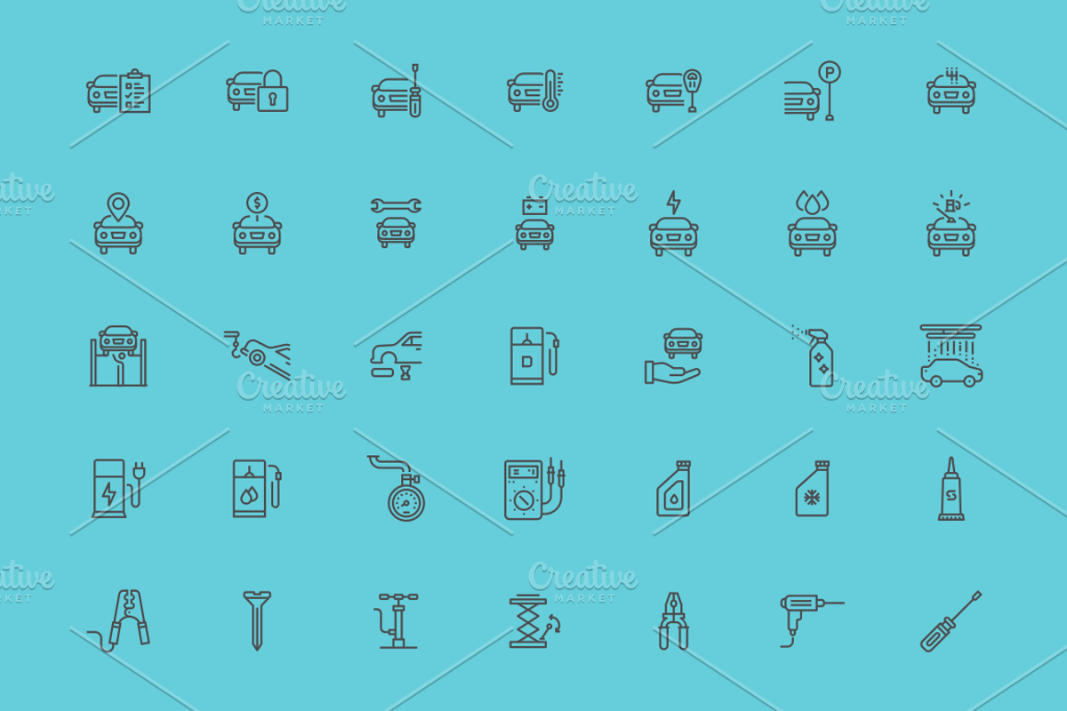 Car Service and Maintenance, an Icon by Amogh Design (Photo 2 of 5)