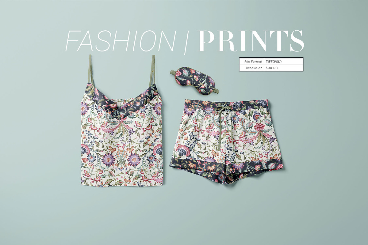 Ethnic Florals Watercolor Chintz!, a Pattern Graphic by Pink Linen (Photo 9 of 12)