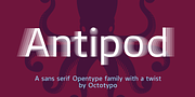 Antipod, a Sans Serif Font by Octotypo (Thumbnail 1 of 7)