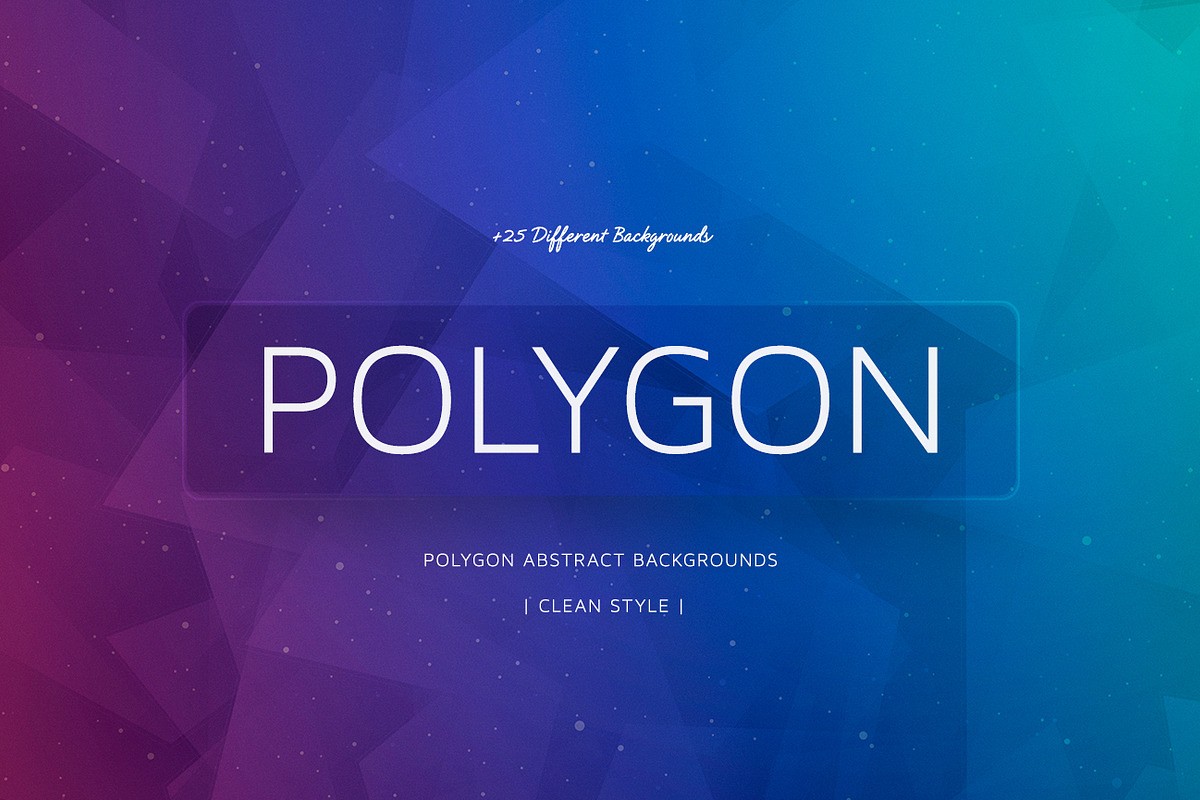 +25 Polygon Colorful Backgrounds v2, a Background Graphic by BIBIART (Photo 1 of 8)