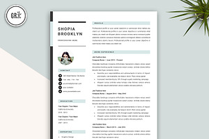 Resume Template CV Template For Word