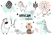 Kids Summer Bundle pattern & clipart, a Pattern Graphic by MeadowFox (Thumbnail 11 of 15)