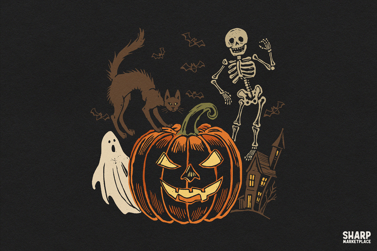 Spooky Halloween Haunted House, an Object Graphic by SharpMarketplace (Photo 1 of 4)