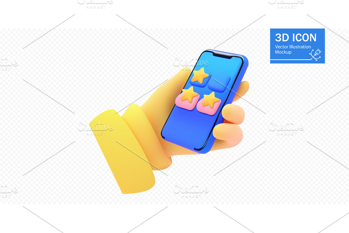 Bright 3D vector illustration of a, a Technology Illustration by ZinetroN