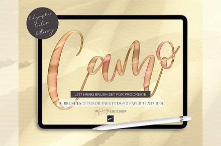 Holographic Camo Procreate Brushes