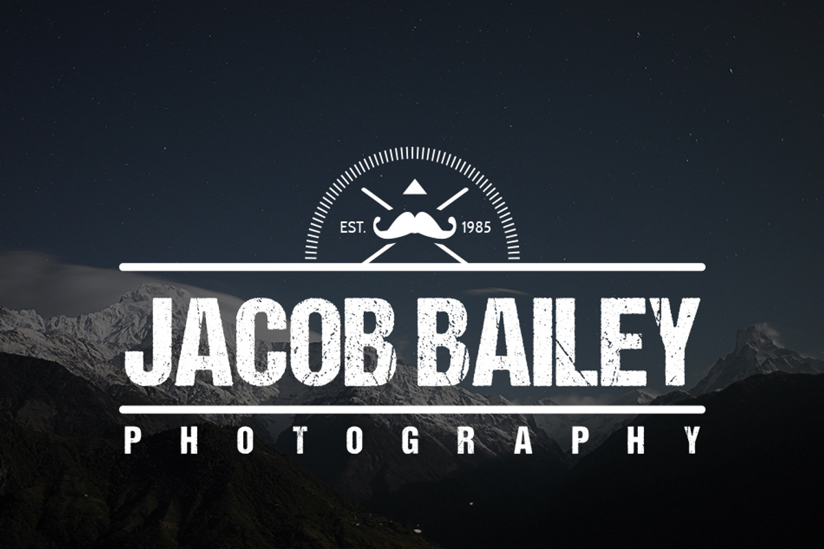 Jacob Bailey Premium Photography Hip, a Branding & Logo Template by ...