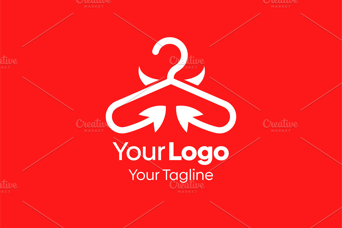 Devil Apparel Logo Template, a Branding & Logo Template by Grapixy (Photo 2 of 3)