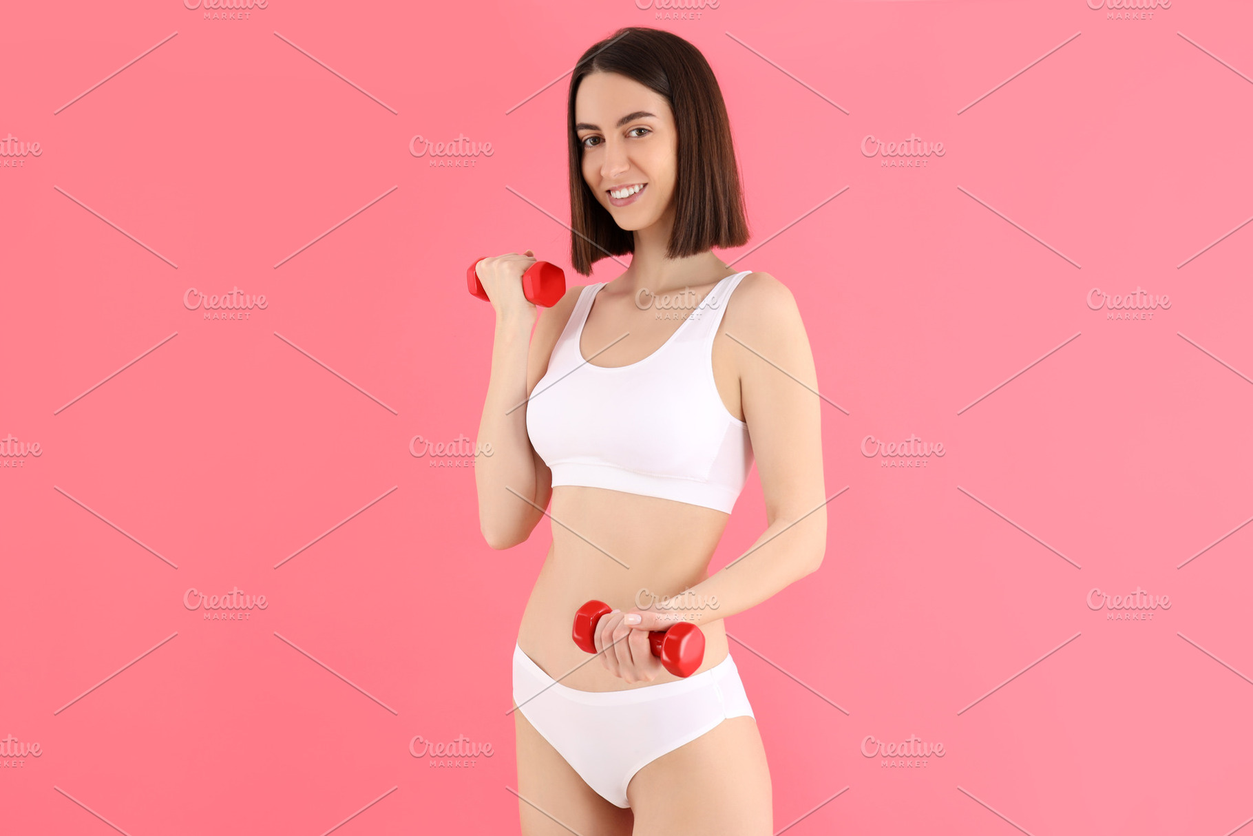 Concept of weight loss with slim young woman, a Person Photo by AtlasStudio PRO