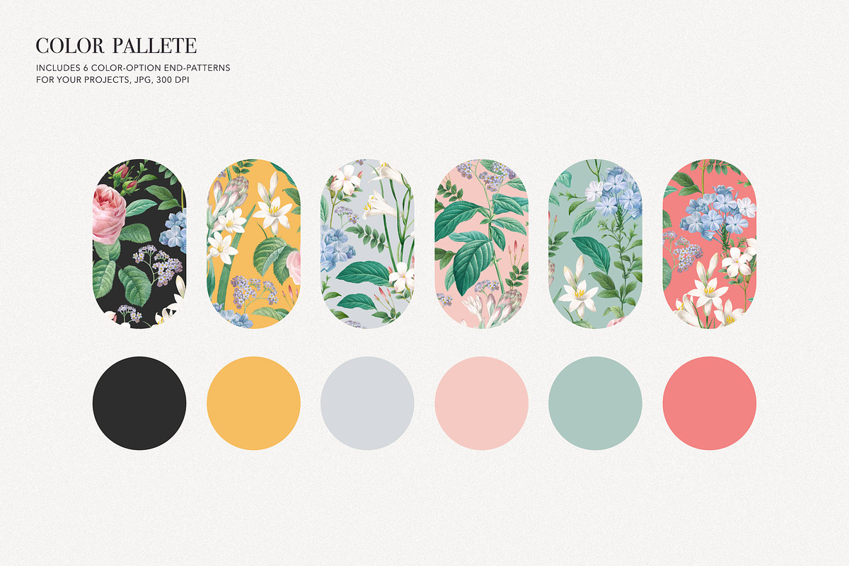 Botanical Nature English Pattern, a Pattern Graphic by likorbut (Photo 3 of 10)