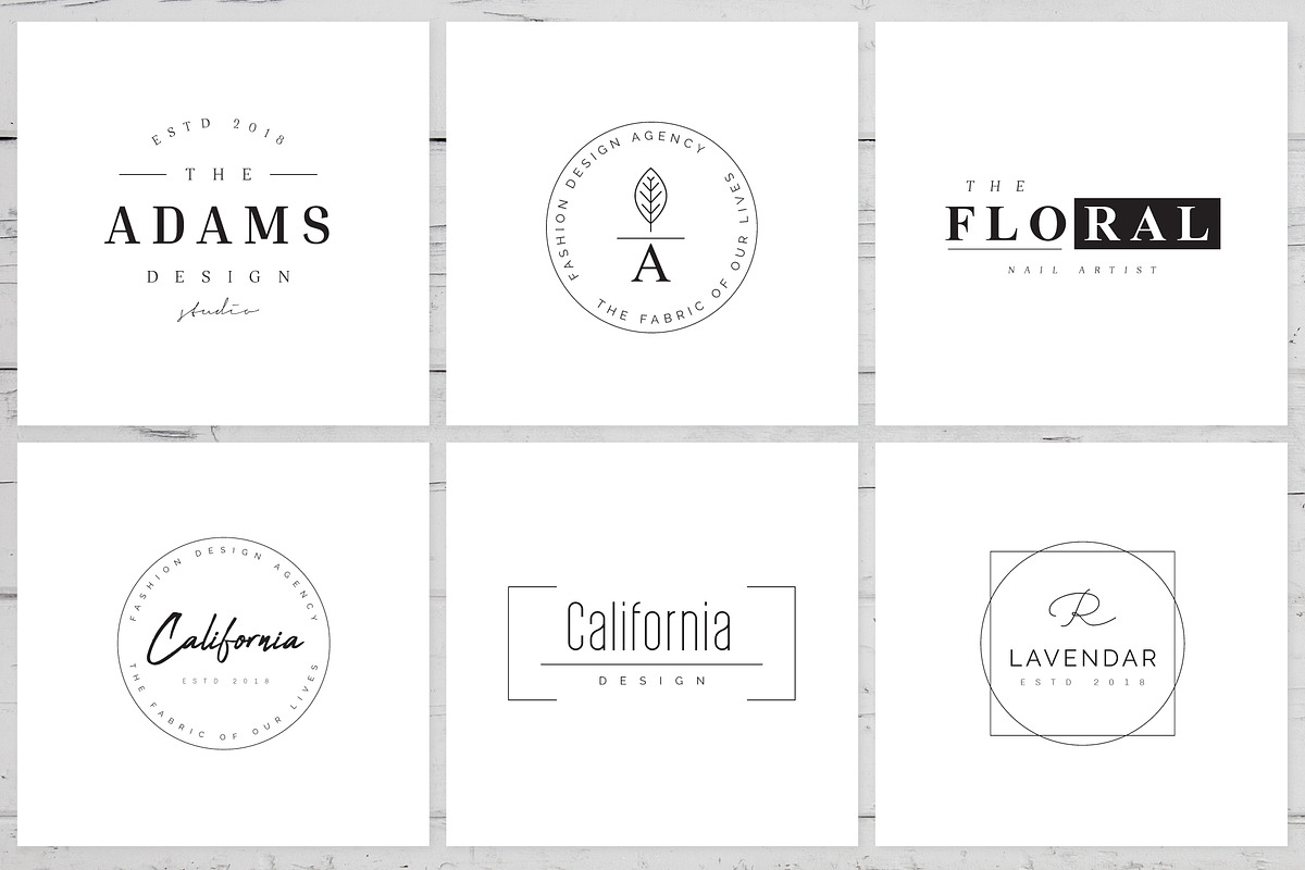 Minimal Premade Logo Bundle V02, a Branding & Logo Template by XpertgraphicD (Photo 9 of 12)