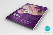 Nail Salon Promotional Canva Flyer, a Flyer Template by PSDPixel (Thumbnail 2 of 4)
