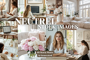 40 Neutral Working Stock Images, a Beauty & Fashion Photo by MarkoPresets (Thumbnail 1 of 7)