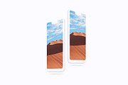 Pixel 3XL - 21 Clay Mockups - PSD, an iPhone Mockup by Asylab (Thumbnail 37 of 73)
