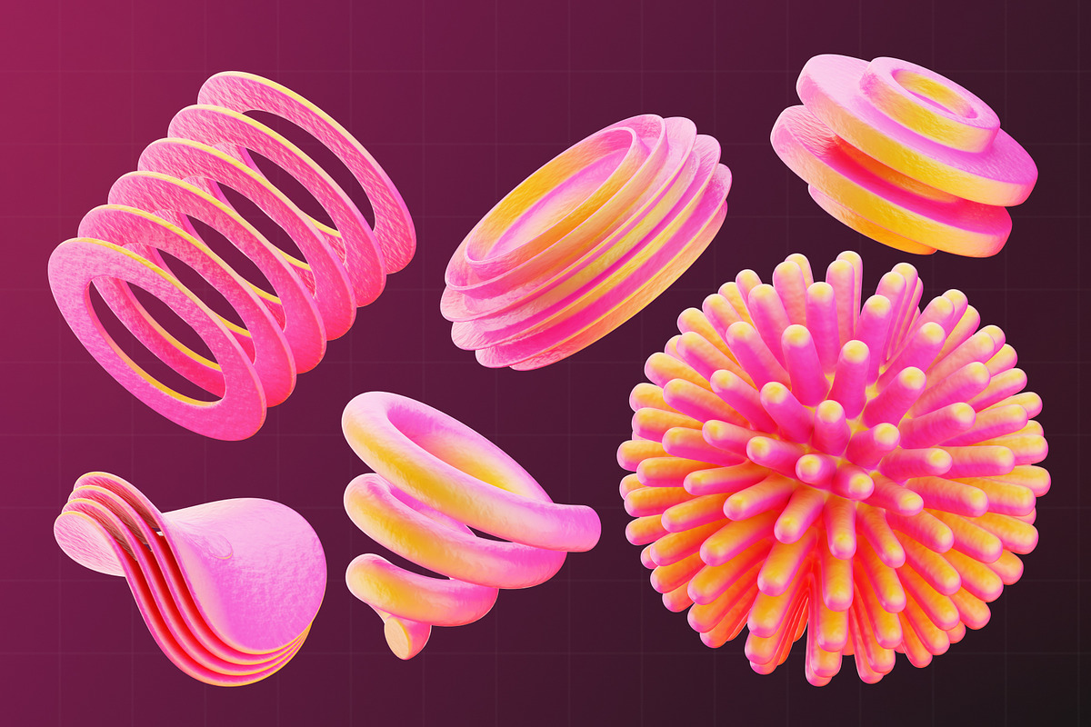 Abstract 3D Illustration Pack, an Object 3D Model by Tempcraft (Photo 5 of 5)