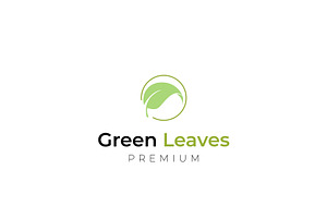 Simple Green Leaf Logo Design, a Branding & Logo Template by AlvinStd