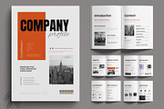 Clean Company Profile Brochure, a Brochure Template by MightyDesign (Thumbnail 1 of 6)