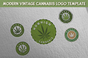 Modern Vintage Cannabis Logo, a Branding & Logo Template by The Design For Co. (Thumbnail 2 of 4)