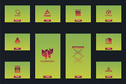 100 abstract logo, a Branding & Logo Template by airunreal (Thumbnail 11 of 14)