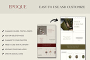 EPOQUE Wix Store Website Theme, a Wix Template by Studio Suvelle (Thumbnail 7 of 10)