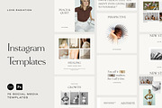 BUNDLE Instagram Templates Canva PS, a Social Media Template by Love Radiation Studio (Thumbnail 10 of 13)