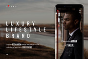 ASTON Luxury Lifestyle Brand, a Social Media Template by NordWood (Thumbnail 1 of 8)