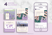 Lavender Field INSTAGRAM BANNER pack, a Social Media Template by Andimaginary Creative Co. (Thumbnail 4 of 9)