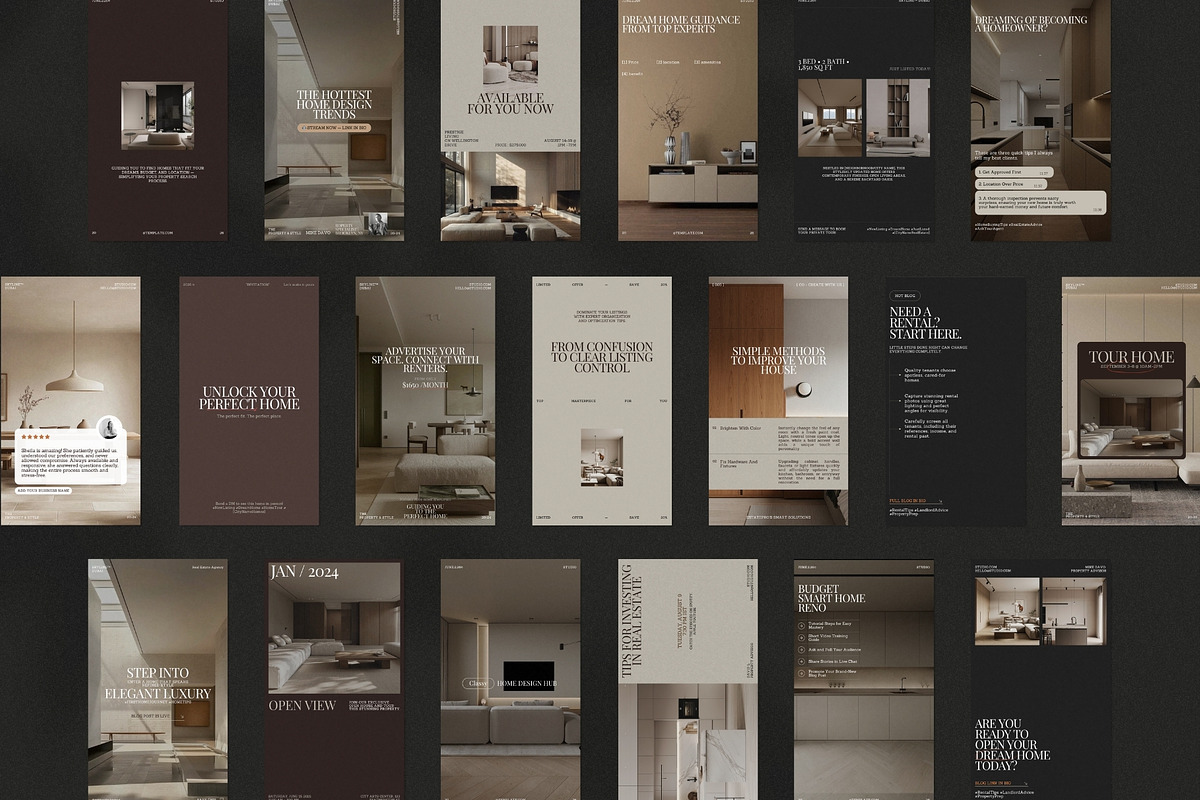 Modern Real Estate Story Templates, a Social Media Template by Crafted Pixel (Photo 9 of 10)