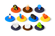 Isometric icons - Science, Medicine, an Icon by sidmaydesign (Thumbnail 2 of 3)
