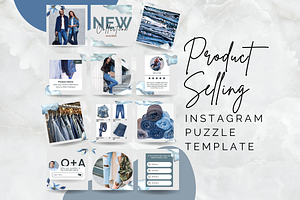 Product Instagram Puzzle Template